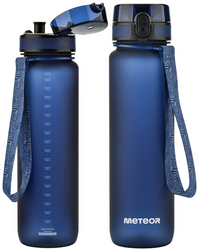 Butelka Sportowa Bidon Na Wodę Z Miarką Tritanowa Z Ustnikiem 1000ml METEOR