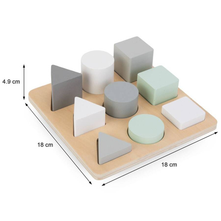 Drewniana Układanka Edukacyjna Sorter Kształtów