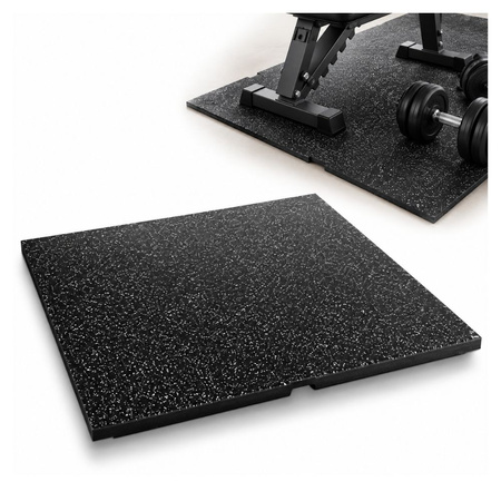 Podłoga Gumowa Pod Sprzęt Na Siłownię Mata Puzzle Wygłuszająca 100x100 cm