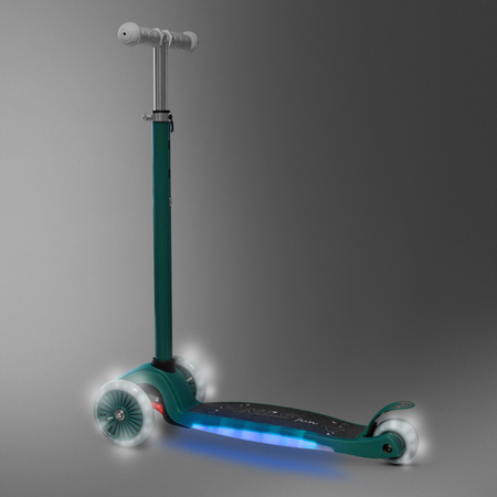 Hulajnoga Trójkołowa Dla Dzieci Balansowa Regulowana Świecące Kółka LED NILS