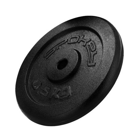 Talerz Obciążenie Żeliwne Na Gryf Sztangę Do Treningu Siłowego Zestaw 2x 0,5 kg SPOKEY