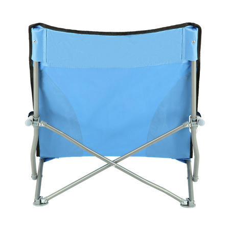 NILS Leżak Plażowy Ogrodowy Składany Fotel Turystyczny + Pokrowiec