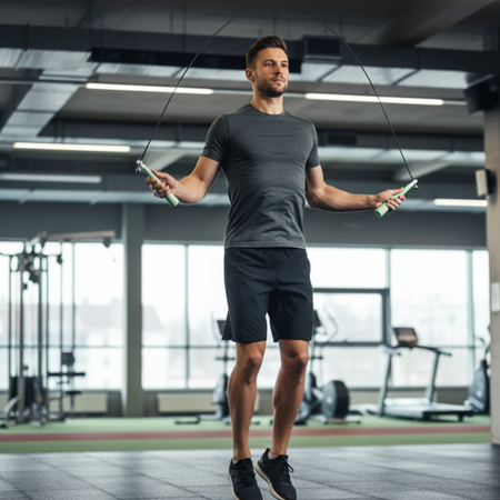 Skakanka Bokserska Crossfit Szybkościowa 300 cm Treningowa Z Łożyskami