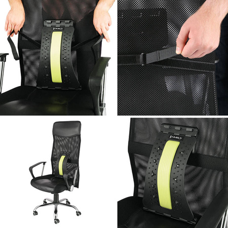 Przyrząd Do Rozciągania Pleców Masażer Kręgosłupa Do Auta Akupresura Łuk