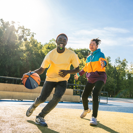 METEOR Piłka Do Koszykówki Kosza Rekreacyjna Koszowa Rozmiar 6 + Pompka