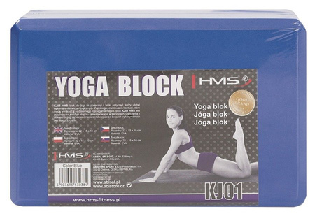 HMS Zestaw 2x Kostka Blok Klocek Do Ćwiczeń Fitness Jogi Rozciągania