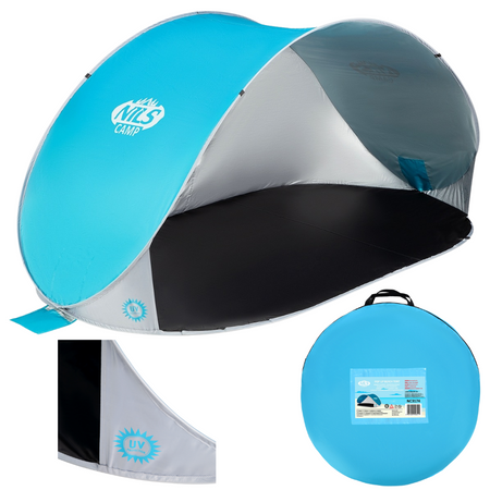 NILS Namiot Plażowy Samorozkładający Parawan Wodoodporny Duży