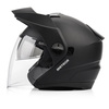 Kask Motocyklowy Z Blendą Przeciwsłoneczną Otwarty Czarny METEOR