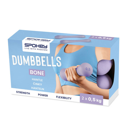 Hantle Ciężarki Neoprenowe Do Ćwiczeń Fitness Treningu Zestaw 2x0,5 kg