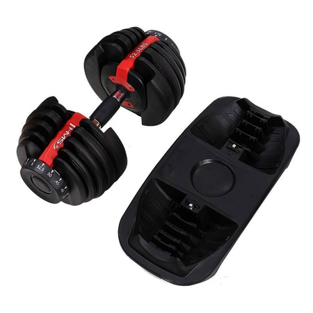 Sztangielka Regulowana Hantla Treningowa Do Ćwiczeń Siłowych 23,8 kg HMS