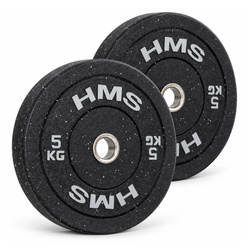 Talerze Olimpijskie Gumowane Na Gryf Sztangę Bumper Do Treningu 2x5 kg
