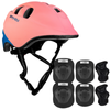 Zestaw Regulowany Kask Rowerowy Ochronny + Ochraniacze Dla Dziecka