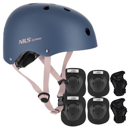 Kask Na Rolki Rower Hulajnogę Regulowany Dla Dzieci Orzeszek + Ochraniacze