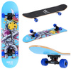 Deskorolka Klasyczna Drewniana Deska Skateboard Dla Początkujących NILS