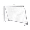 NILS 2x Bramka Piłkarska 215x150 cm + Siatka + Panel Do Celowania