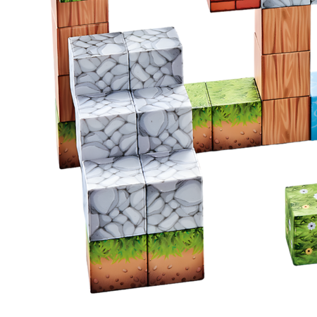 Klocki Magnetyczne Konstrukcyjne Zestaw 99 Elementów Edukacyjne Dla Dzieci