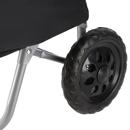 Wózek Na Zakupy Torba Zakupowa 40 L Składany Na Kółkach Izolacja Termiczna