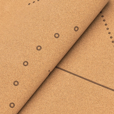 Mata Korkowa Antypoślizgowa Do Ćwiczeń Fitness Jogi Pilates 4 mm SPOKEY