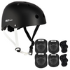 Kask Regulowany Orzeszek + Ochraniacze Zestaw Na Rolki Rower Hulajnogę NILS
