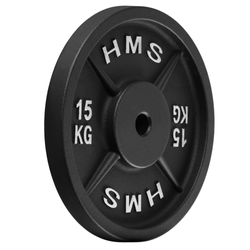Talerz Obciążenie Na Gryf Sztangę Do Ćwiczeń Treningu Siłowego HMS 15 kg