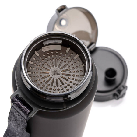 Butelka Sportowa Bidon Na Wodę Z Miarką Tritanowa Z Ustnikiem 1000ml METEOR