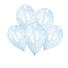 Balony Na Baby Shower Klasyczne Dziecięce Stópki Błękitne 13" Zestaw 50szt.