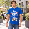Koszulka Bawełniana Z Krótkim Rękawem Niebieska T-Shirt Original Chicks