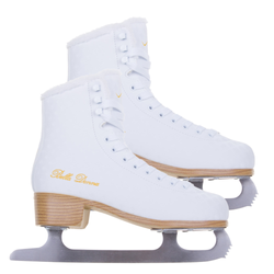 Łyżwy Figurowe Dziecięce Sznurowane Klasyczne Retro Stalowa Płoza VIVO