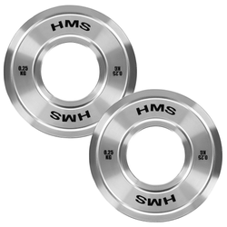 Talerze Obciążenia Olimpijskie Na Gryf Sztangę Chromowana Stal 2x0,25 kg