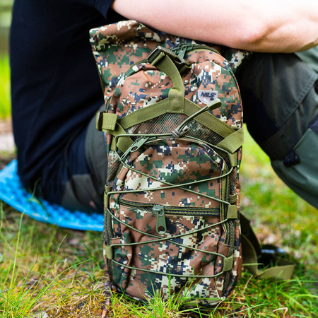 NILS Taktyczny Moro Plecak Wodoodporny + Miejsce Na Bukłak