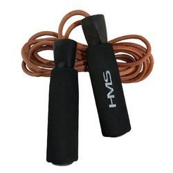 Skakanka Bokserska Do Ćwiczeń Fitness Crossfit Skórzana Linka 275 cm HMS