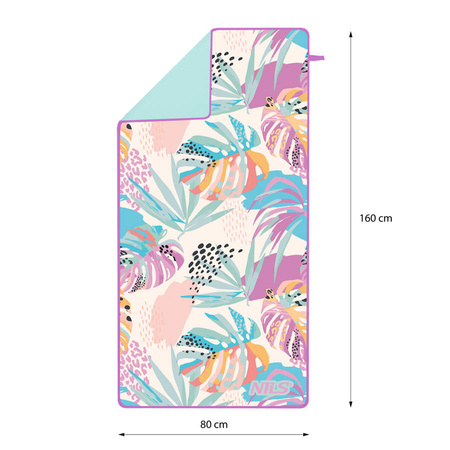 Ręcznik Szybkoschnący Plażowy Kąpielowy 160x80 cm NILS