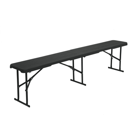 Stół Ogrodowy Cateringowy Składany Bankietowy Turystyczny 180x74cm +2 Ławki