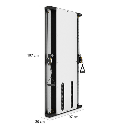 HMS Brama Przyścienna Podwójna Treningowa Do Ćwiczeń Ze Stosem