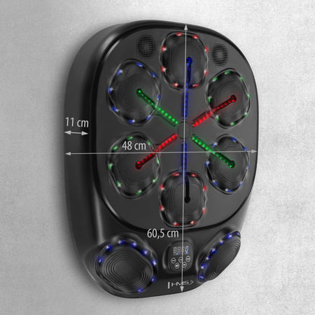 Elektroniczna Tarcza Bokserska Bluetooth Na Ścianę Z Głośnikiem + Rękawice