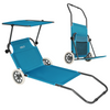 Leżak Ogrodowy Plażowy Składany Fotel Turystyczny Basenowy Do Ogrodu NILS