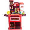 Duża Kuchnia Dla Dzieci Garnki Sztućce + Akcesoria Spożywcze 77 Elementów
