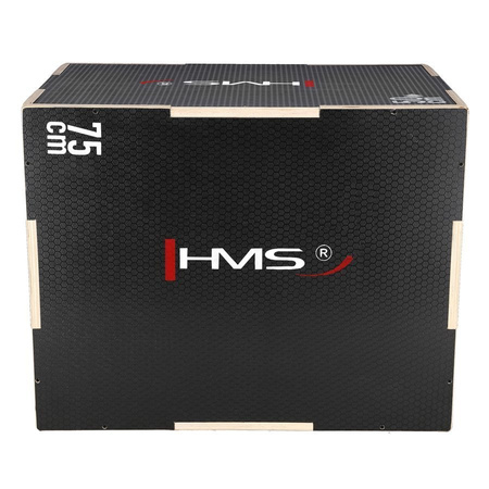 HMS Duża Drewniana Skrzynia Plyometryczna Do Ćwiczeń Fitness Crossfit