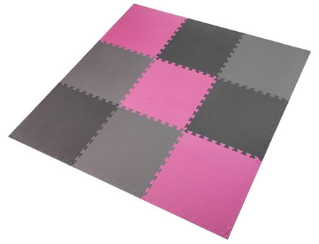 Mata Puzzle Pod Sprzęt Do Ćwiczeń Fitness Ochronna Uniwersalna 60x60cm 9el.