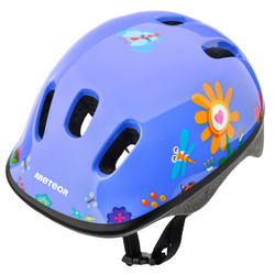 Kask Rowerowy Regulowany Dziecięcy Ochronny Otwory Wentylacyjne METEOR