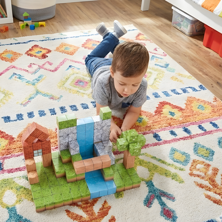 Klocki Magnetyczne Konstrukcyjne Zestaw 157 Elementów Edukacyjne Dla Dzieci