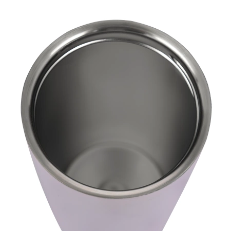 Kubek Termiczny Termos Turystyczny Stalowy Z Blokadą 540 ml Różowy