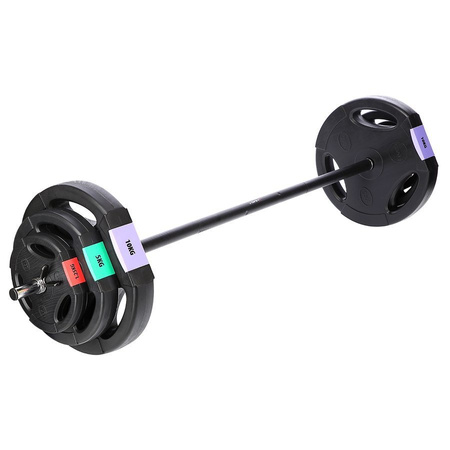 HMS Zestaw Sztanga Sztangielki Regulowane 62 kg