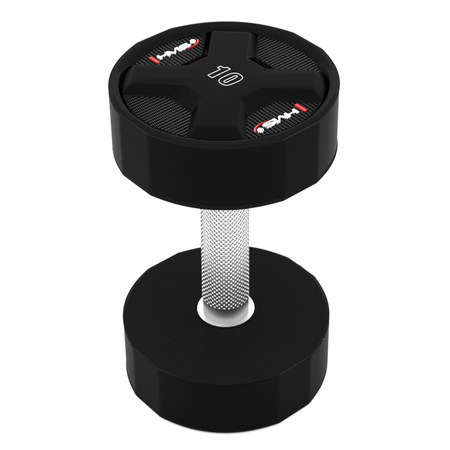 HMS Ciężarek Hantla Poliuretanowa Do Ćwiczeń Treningu 10 kg