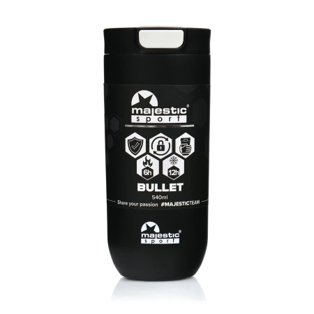 MAJESTIC SPORT Kubek Termiczny Termos Turystyczny Stalowy 400 ml 