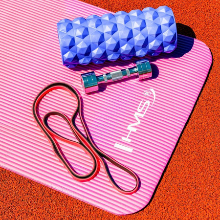 Wałek Roller Do Masażu Ćwiczeń Z Wypustkami 31,5 cm Do Rehabilitacji HMS