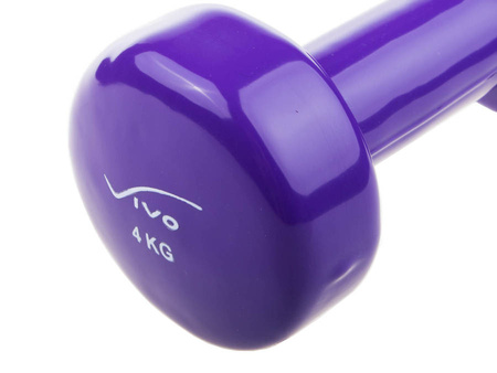 VIVO Zestaw Hantli Hantelek Winylowych 2x4 kg