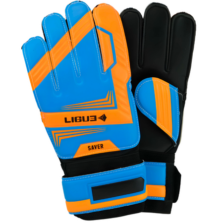 Rękawice Bramkarskie Piłkarskie Treningowe Dla Dzieci Na Rzep LIGUE