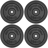 SPOKEY Zestaw Talerzy Obciążenia Żeliwne Na Sztangę 4x 1.25 kg
