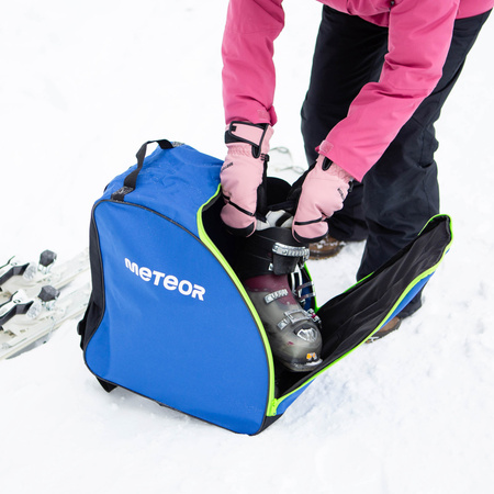 Zestaw Narciarski Torba Na Narty 195 cm + Pokrowiec Na Buty Kask METEOR